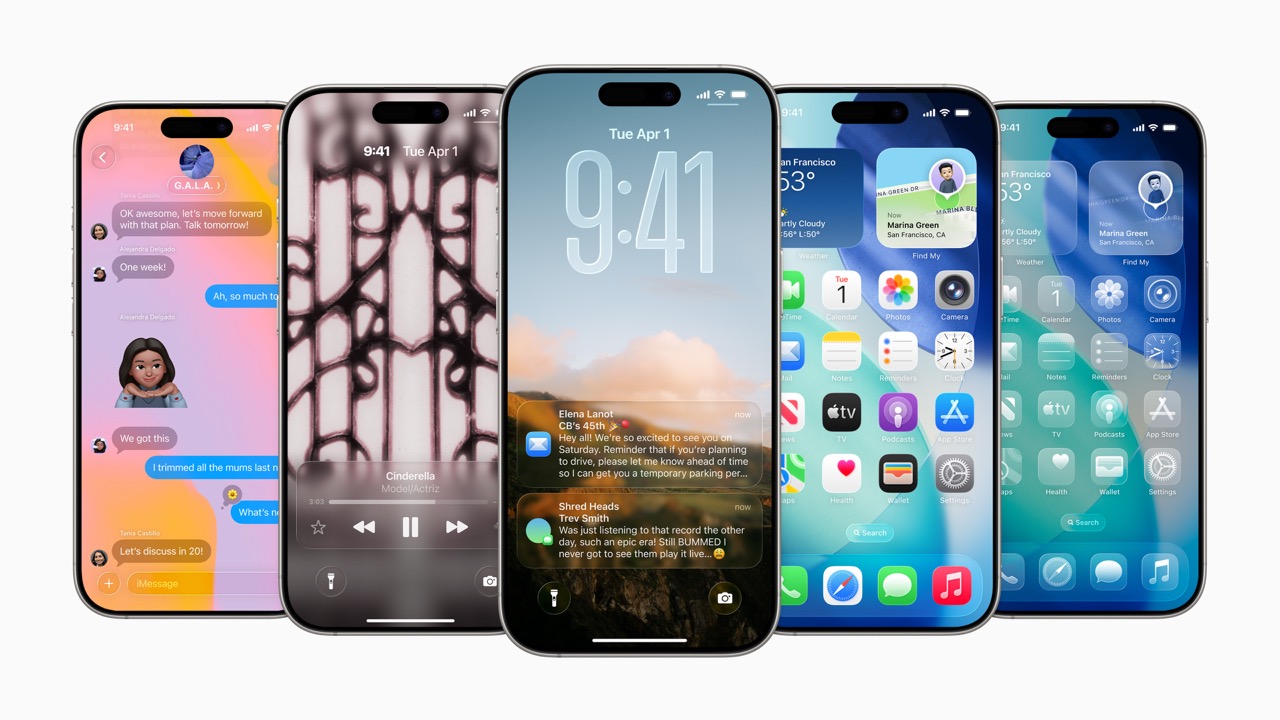 IOS26 Layout des kommenden Betriebssystem von Apple