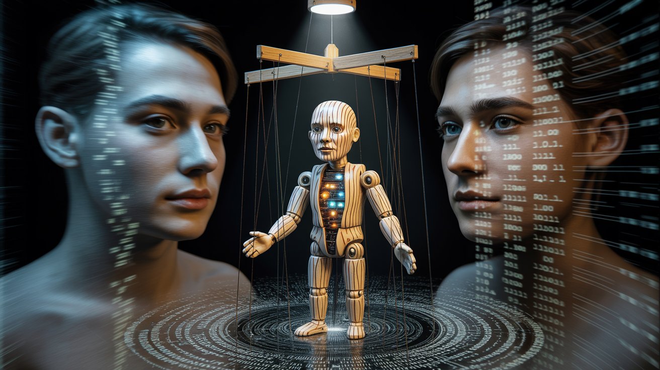 fiktive Darstellung einer Marionette
