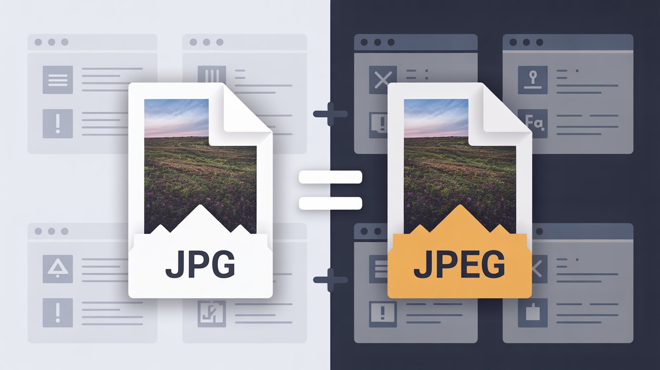 Symbolbild JPG VS JPEG