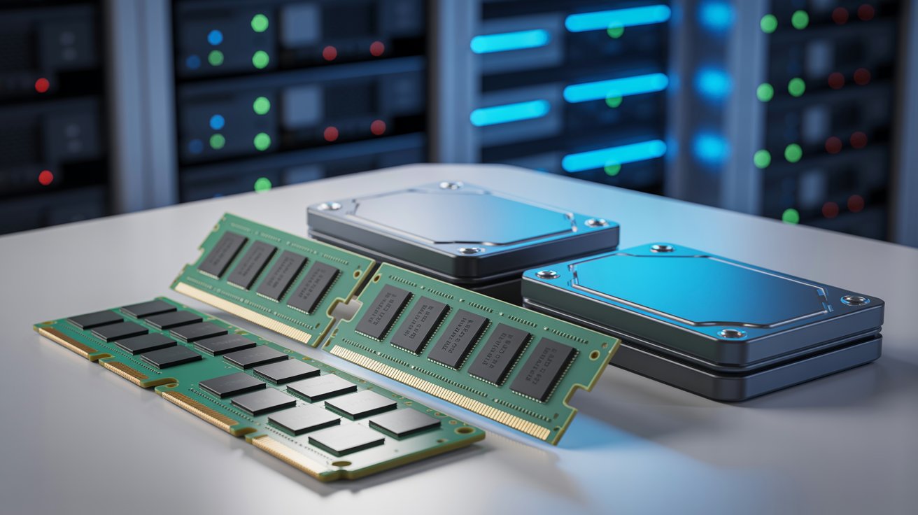 Arbeitsspeicher und Festplatten