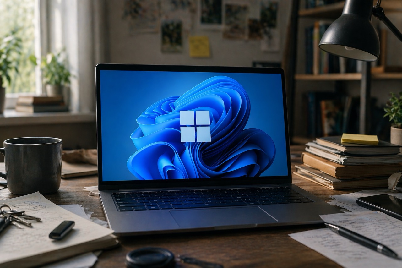 gemütlicher Schreibtisch